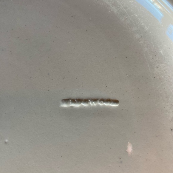 WEDGWOOD BLUE TRANSFERWARE PLATE RARE - Picture 4 of 5